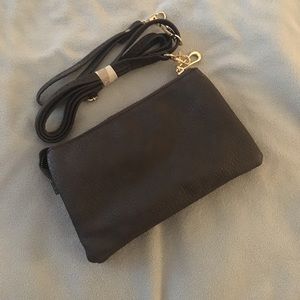 Brown Leather Clutch